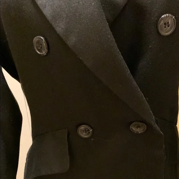 Eclipse Los Angeles Classic Black Double-Breasted Women's Tuxedo Blazer - Picture 2 of 11